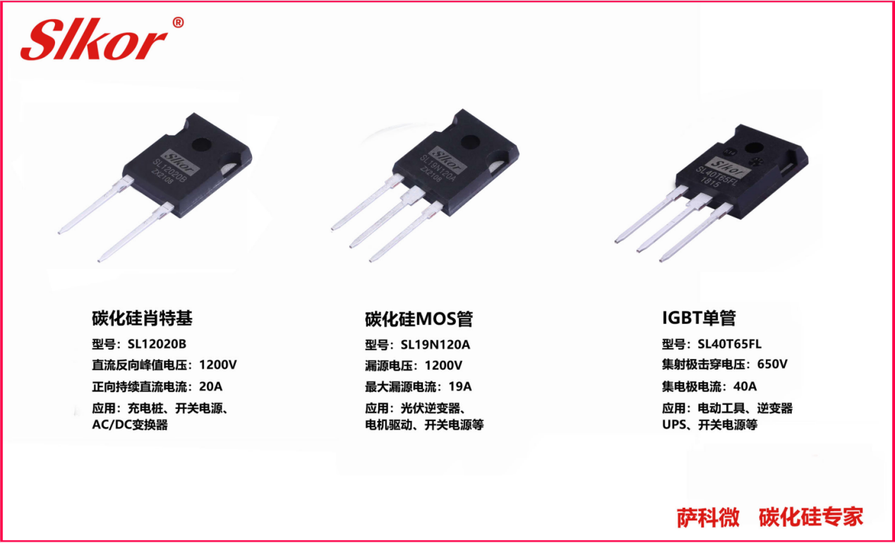 薩科微slkor第三代半導體碳化硅mos管igbt管產(chǎn)品